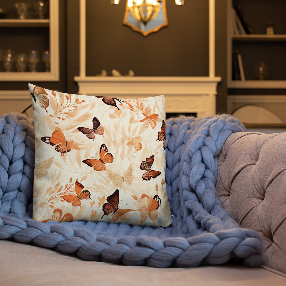 Butterfly Lover's Decorative Yet Comfortable Premium Pillow
