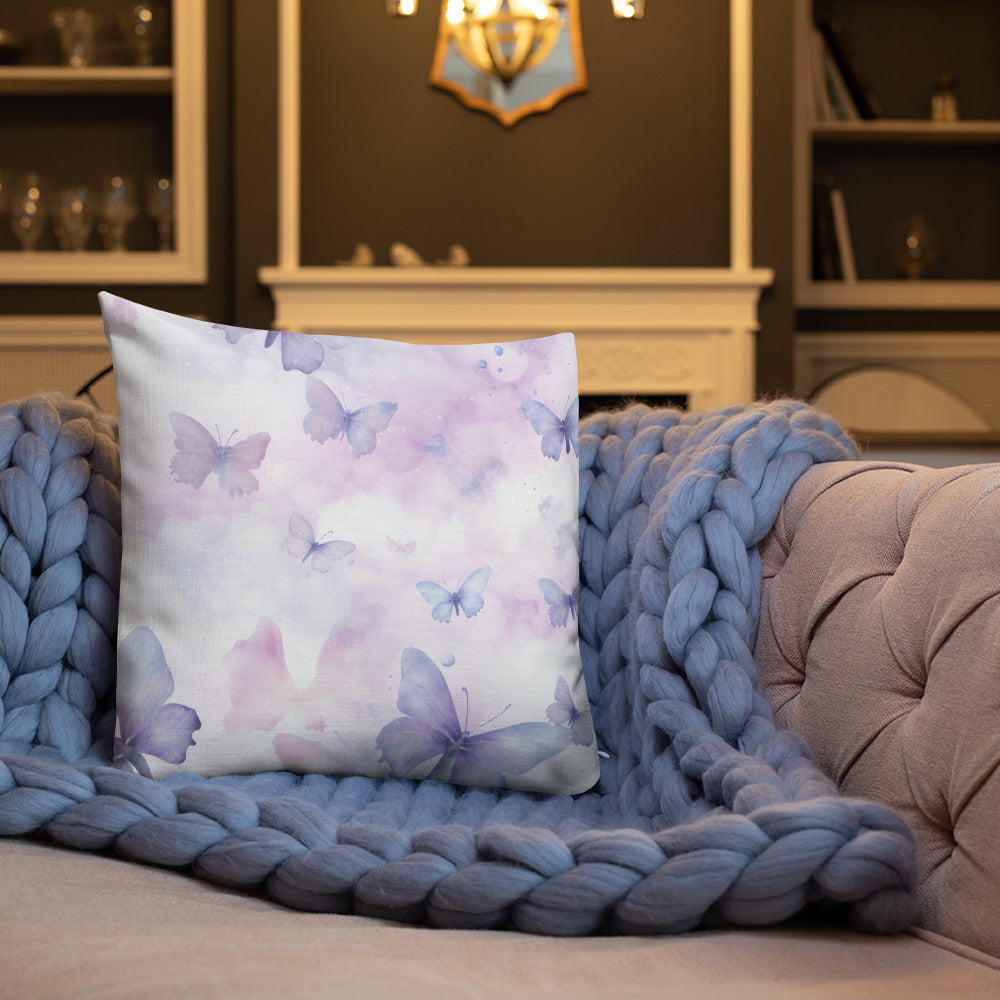 Butterfly Lover's Decorative Yet Comfortable Premium Pillow