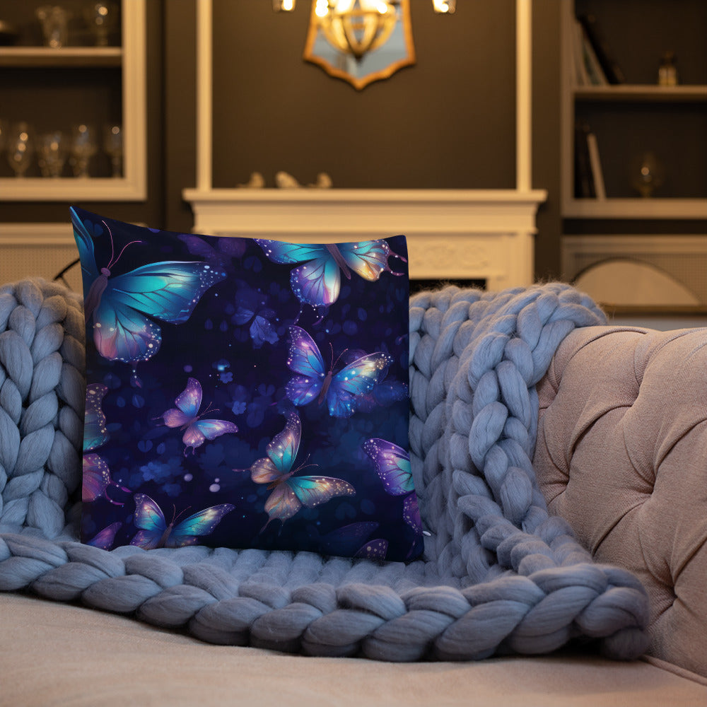 Butterfly Lover's Decorative Yet Comfortable Premium Pillow