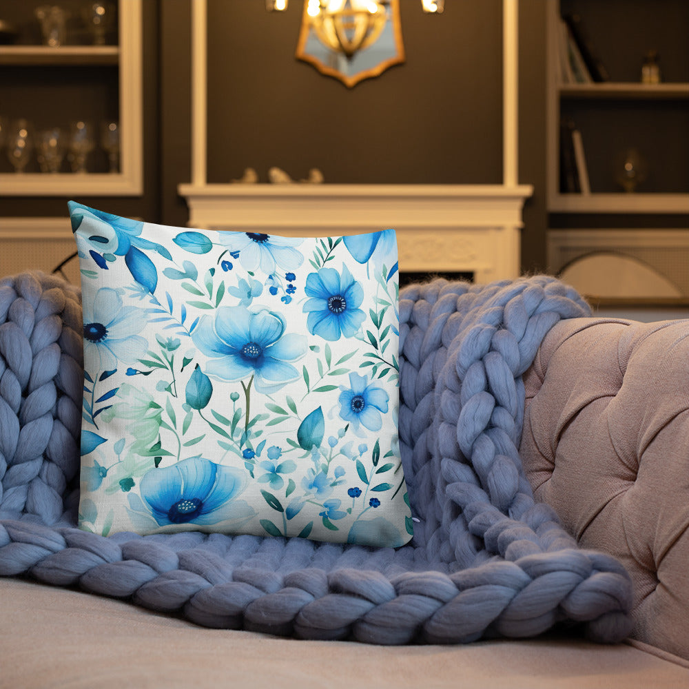 Floral Lover's Botanical Throw Pillow