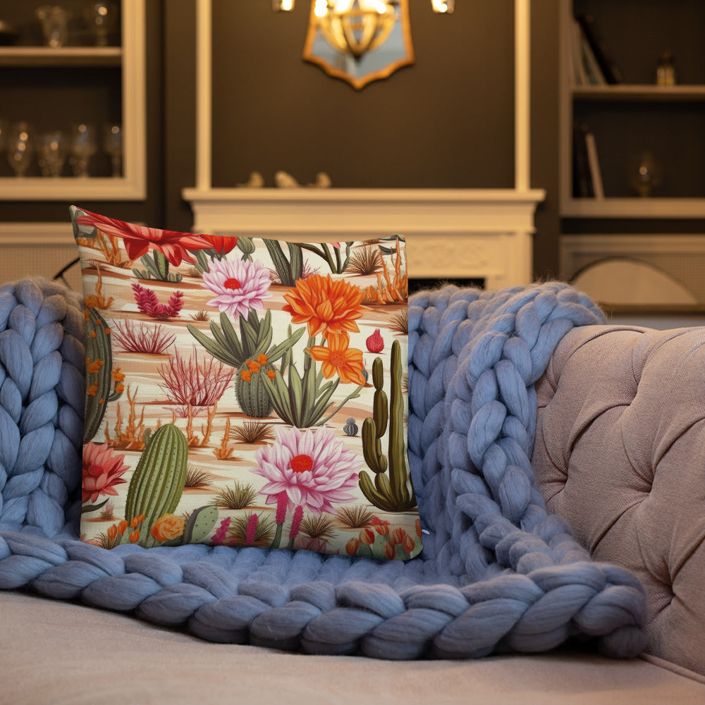 Floral Lover's Botanical Throw Pillow