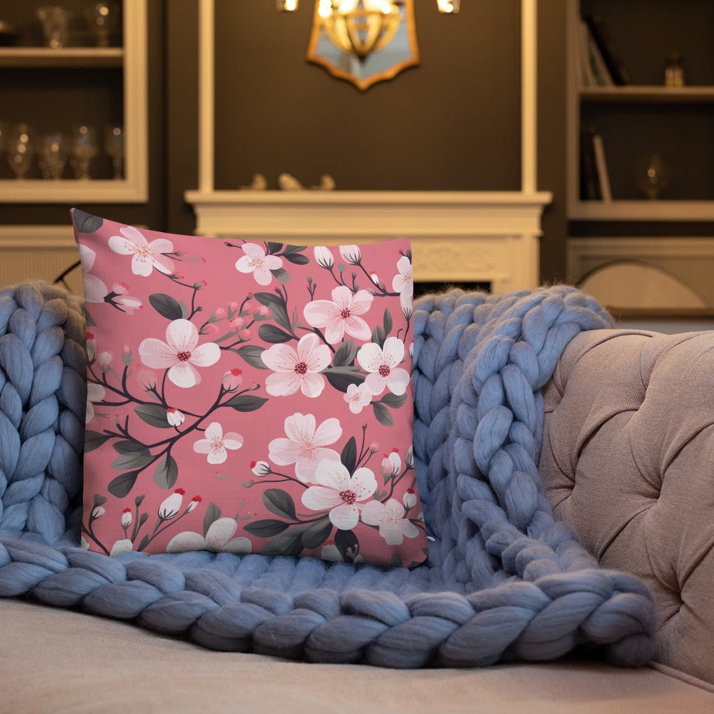 Floral Lover's Botanical Throw Pillow
