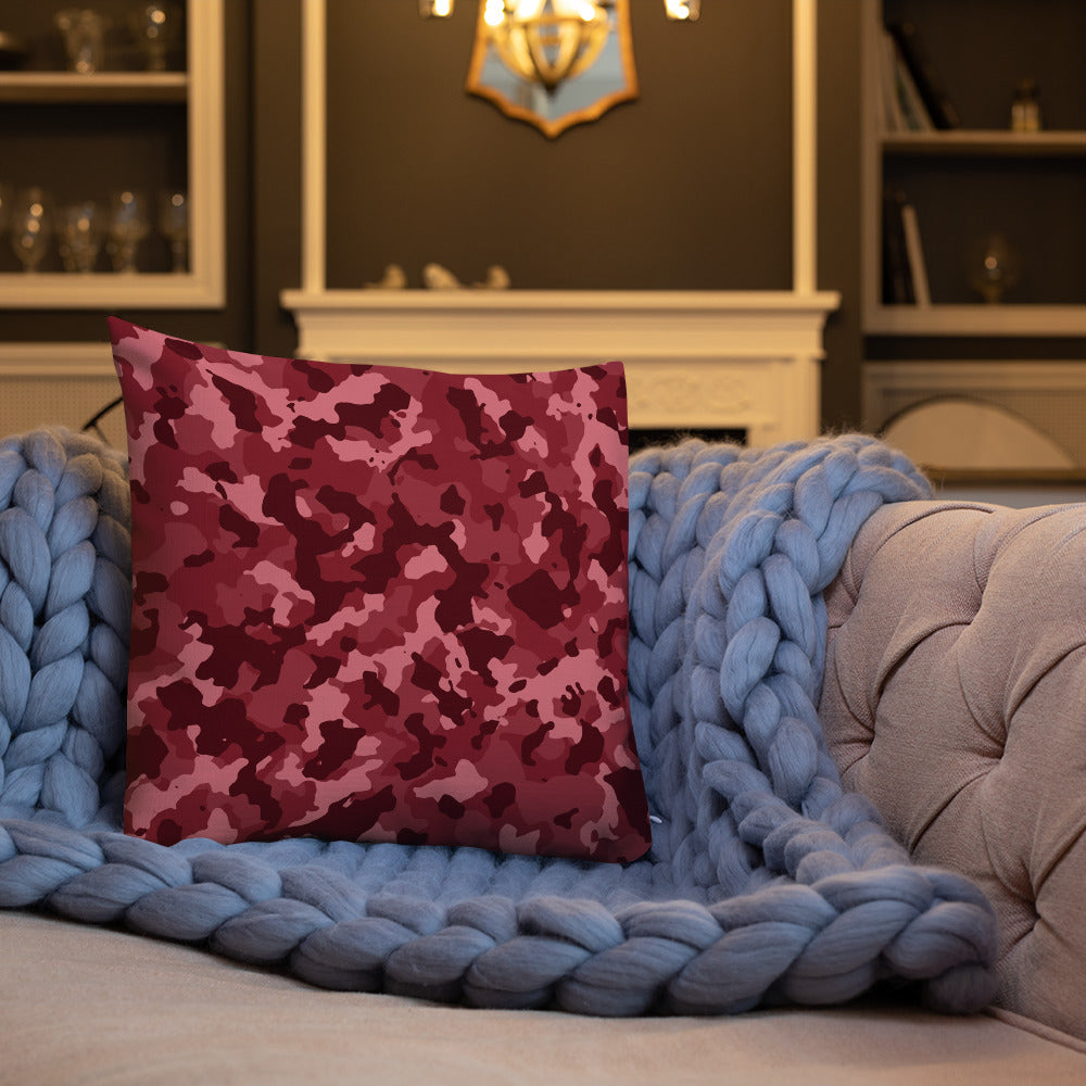 Army Enthusiast Camouflage Premium Throw Pillow