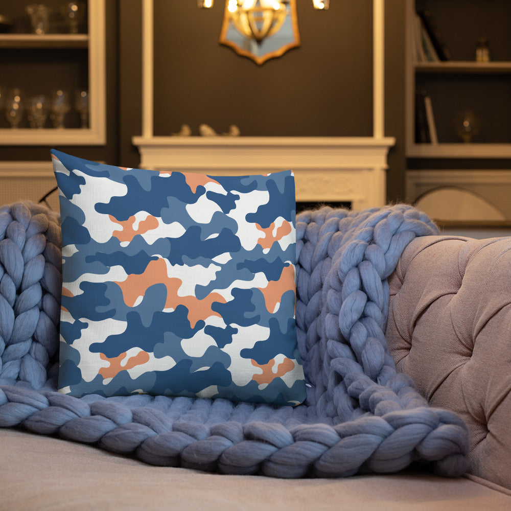 Army Enthusiast Camouflage Premium Throw Pillow