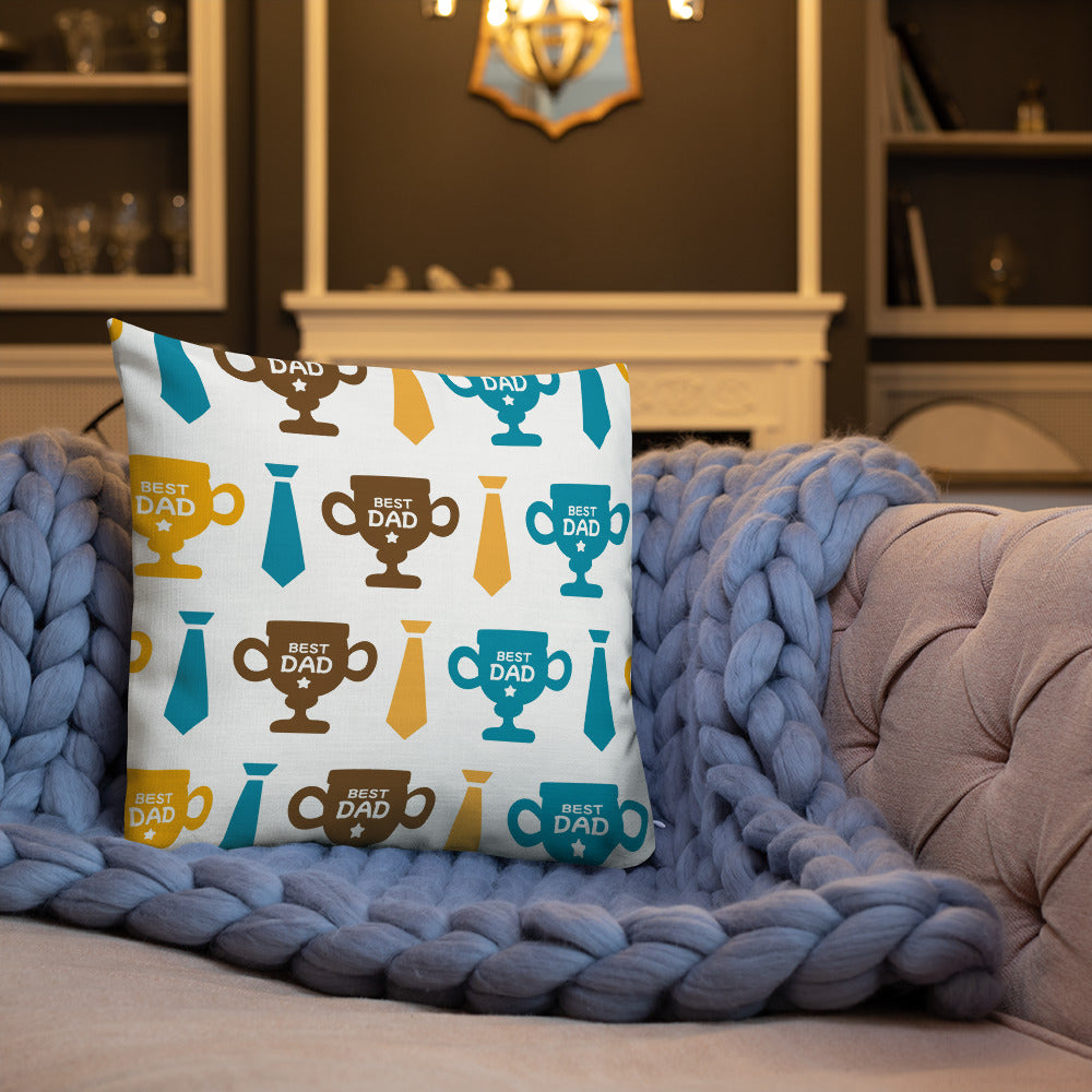 Cool Dad's Fashionably Decorative Throw Pillow