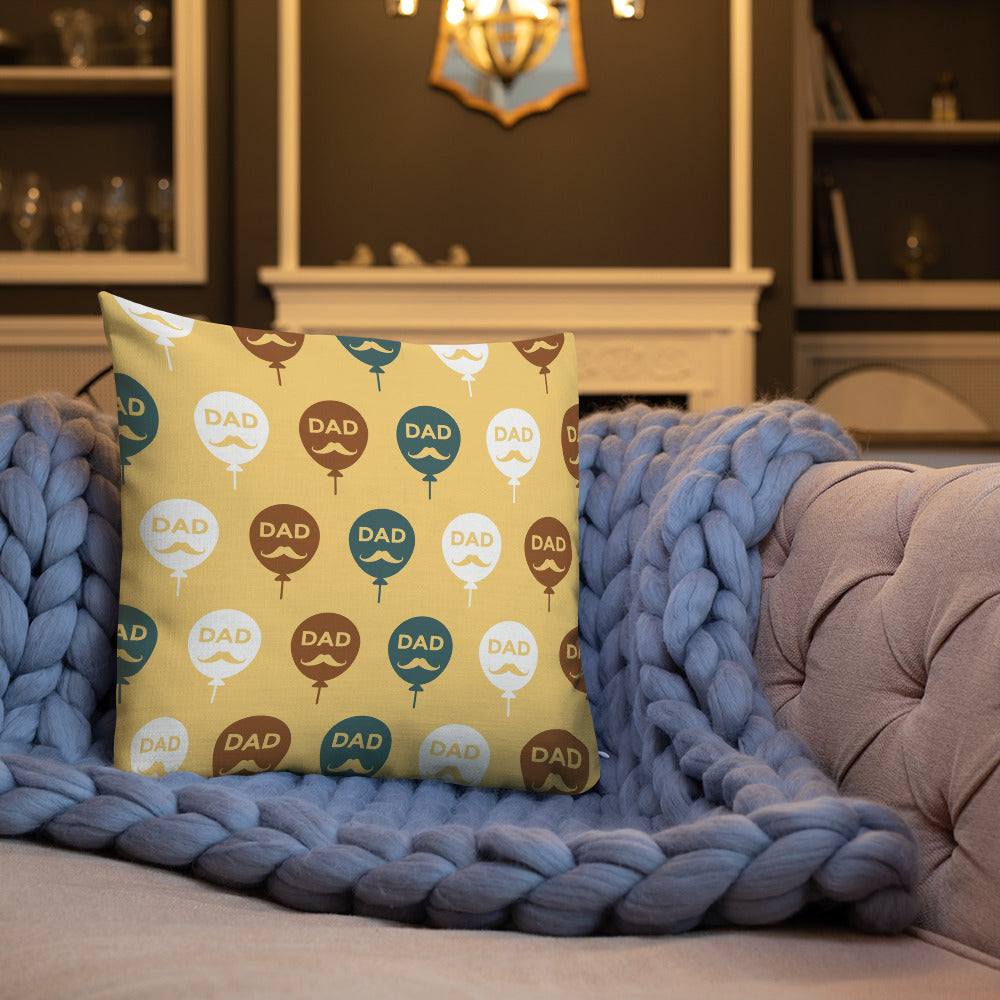 Cool Dad's Fashionably Decorative Throw Pillow