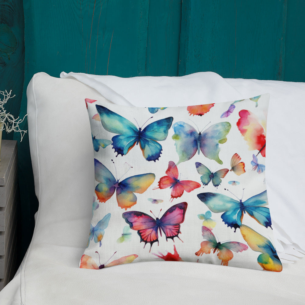 Butterfly Lover's Decorative Yet Comfortable Premium Pillow