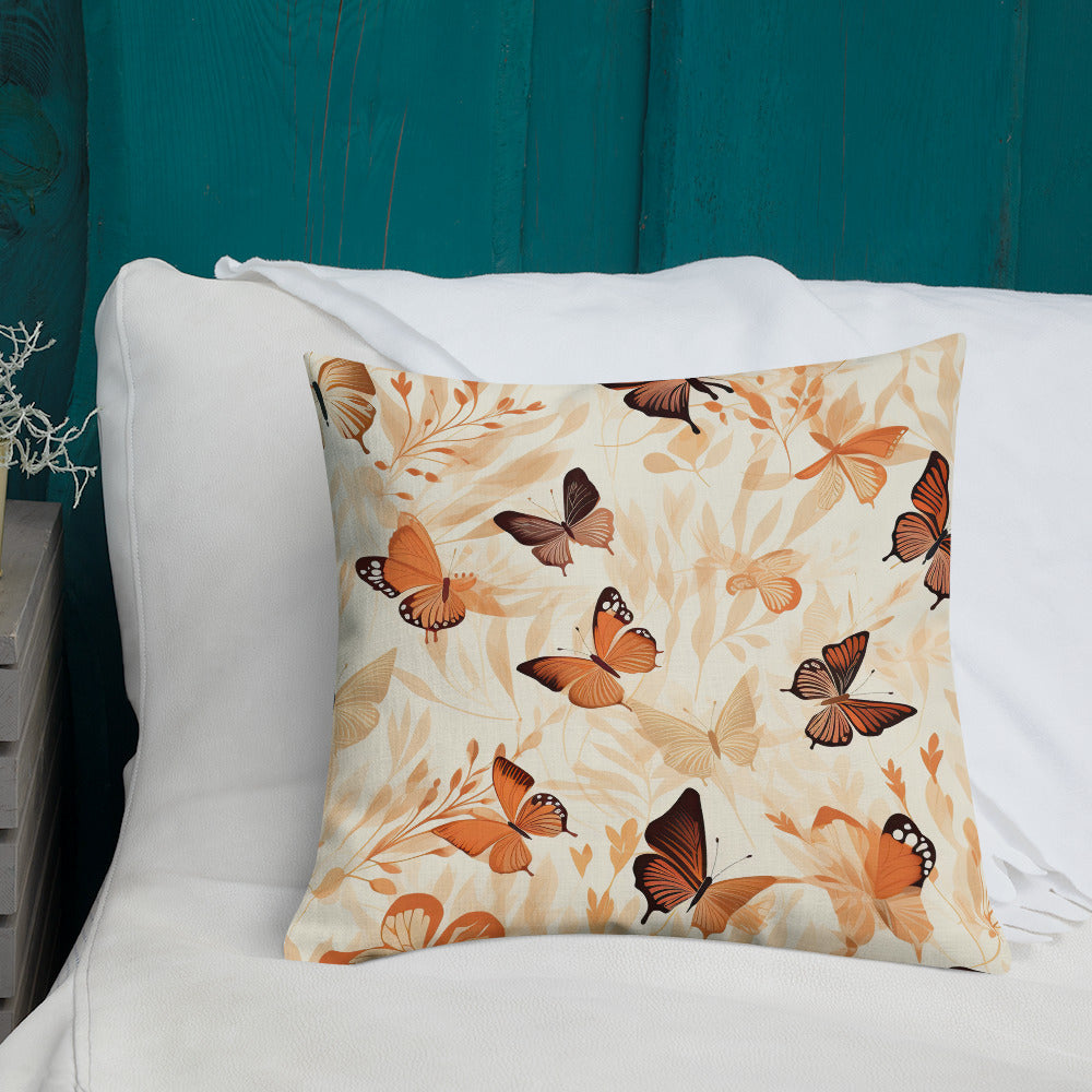 Butterfly Lover's Decorative Yet Comfortable Premium Pillow