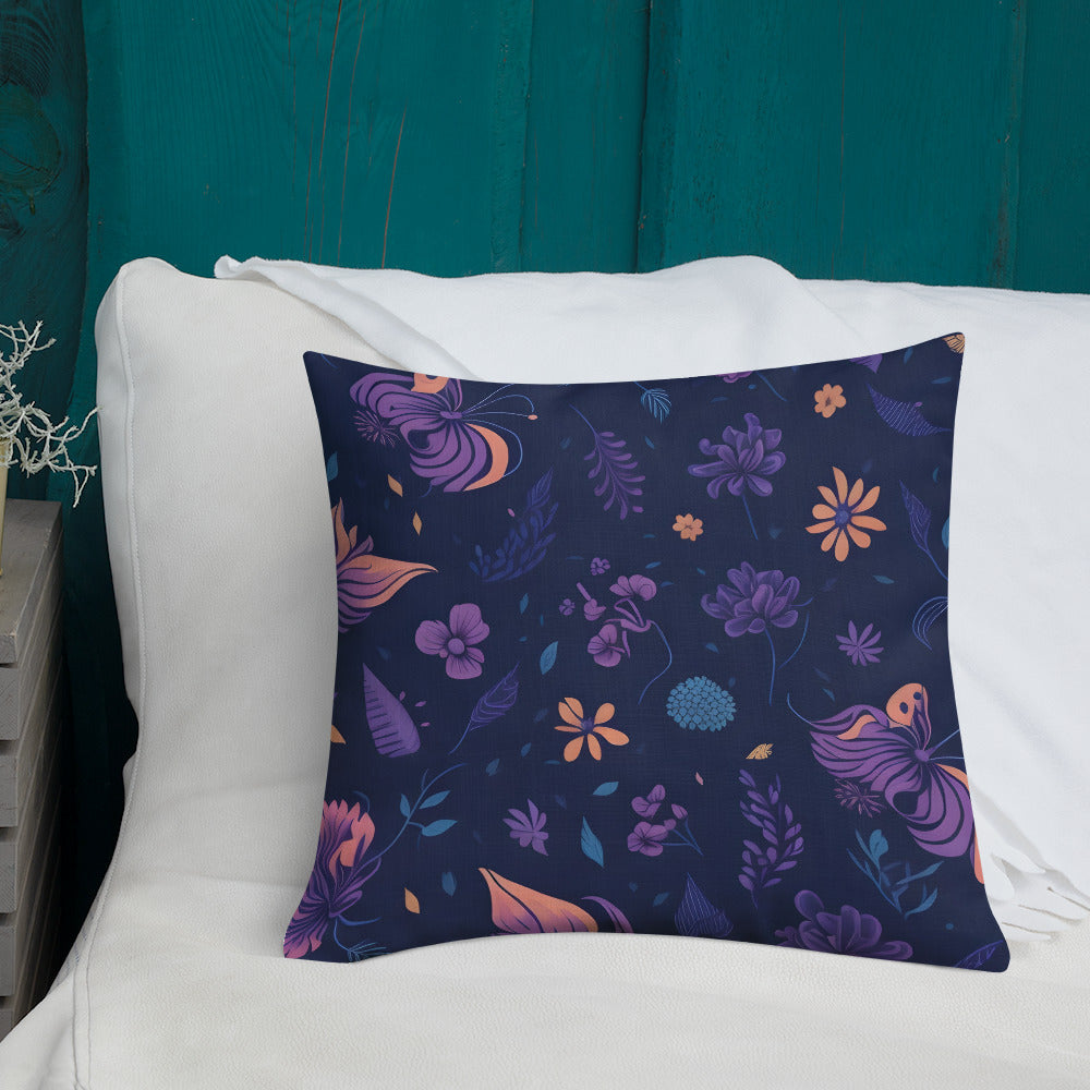 Butterfly Lover's Decorative Yet Comfortable Premium Pillow