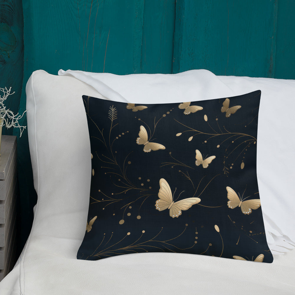 Butterfly Lover's Decorative Yet Comfortable Premium Pillow