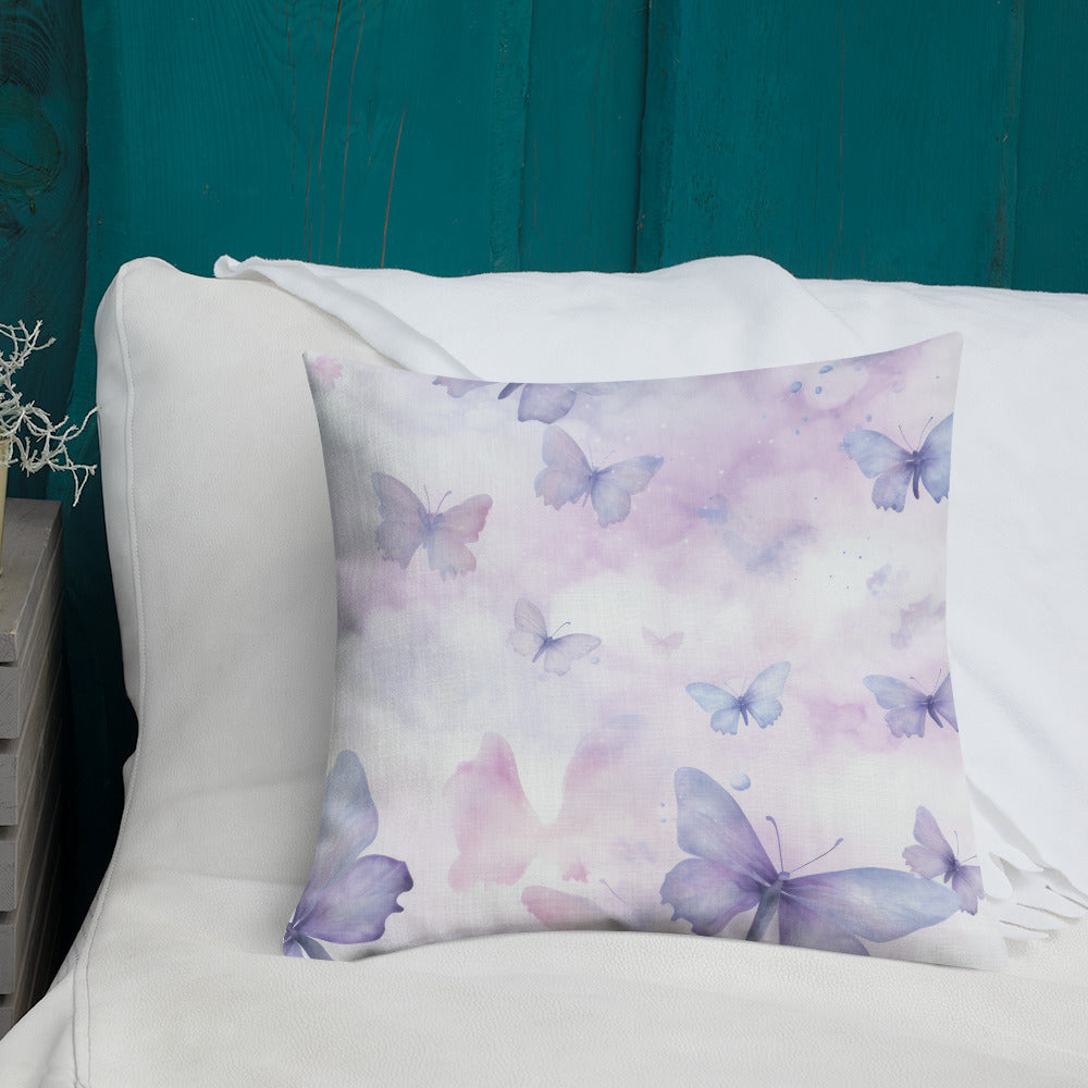 Butterfly Lover's Decorative Yet Comfortable Premium Pillow