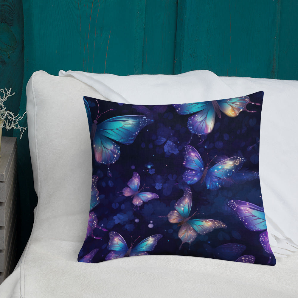 Butterfly Lover's Decorative Yet Comfortable Premium Pillow