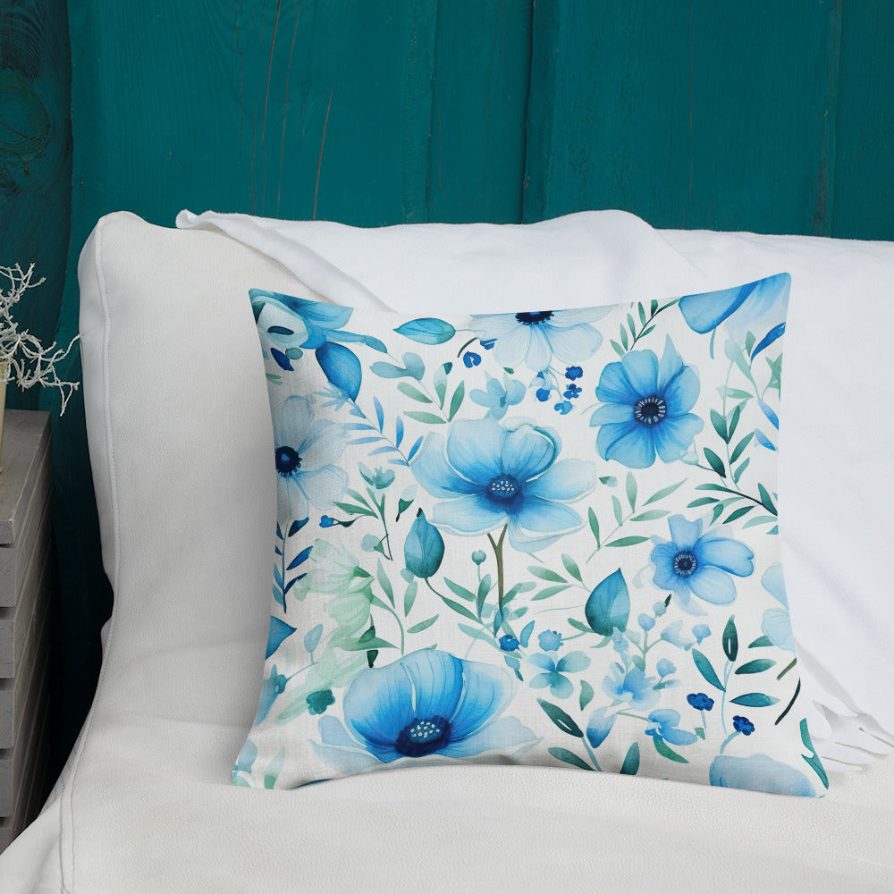 Floral Lover's Botanical Throw Pillow