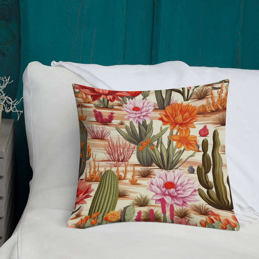 Floral Lover's Botanical Throw Pillow