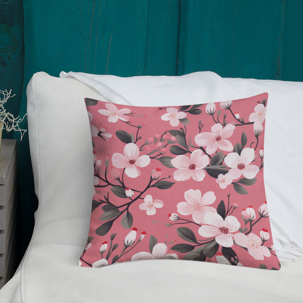 Floral Lover's Botanical Throw Pillow