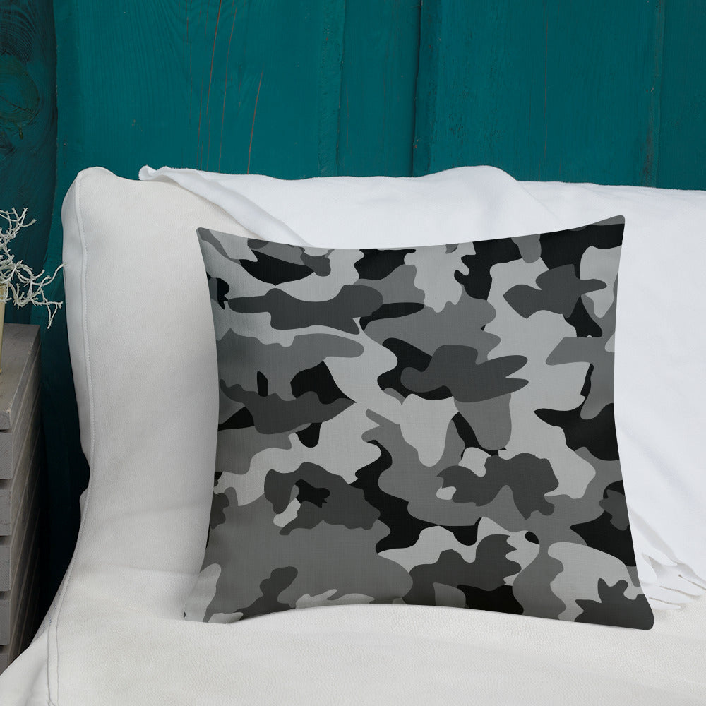 Army Enthusiast Camouflage Premium Throw Pillow