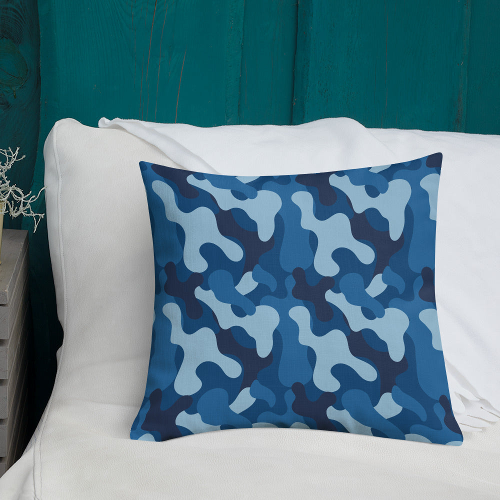 Army Enthusiast Camouflage Premium Throw Pillow