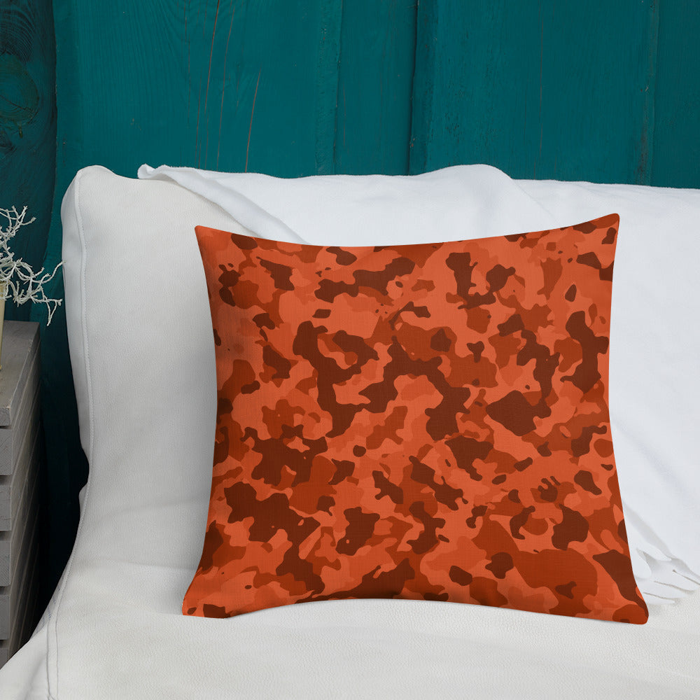 Army Enthusiast Camouflage Premium Throw Pillow