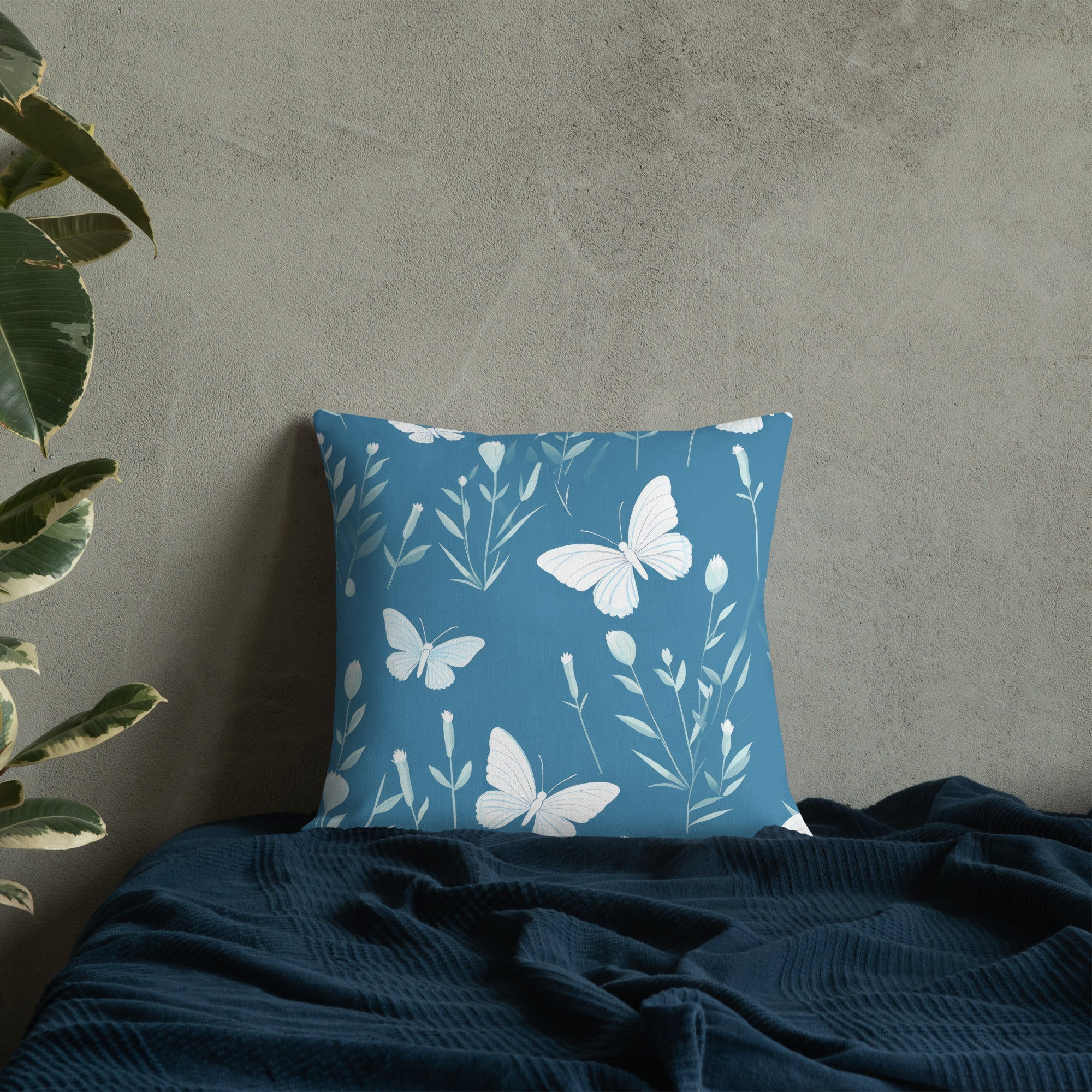 Butterfly Lover's Decorative Yet Comfortable Premium Pillow