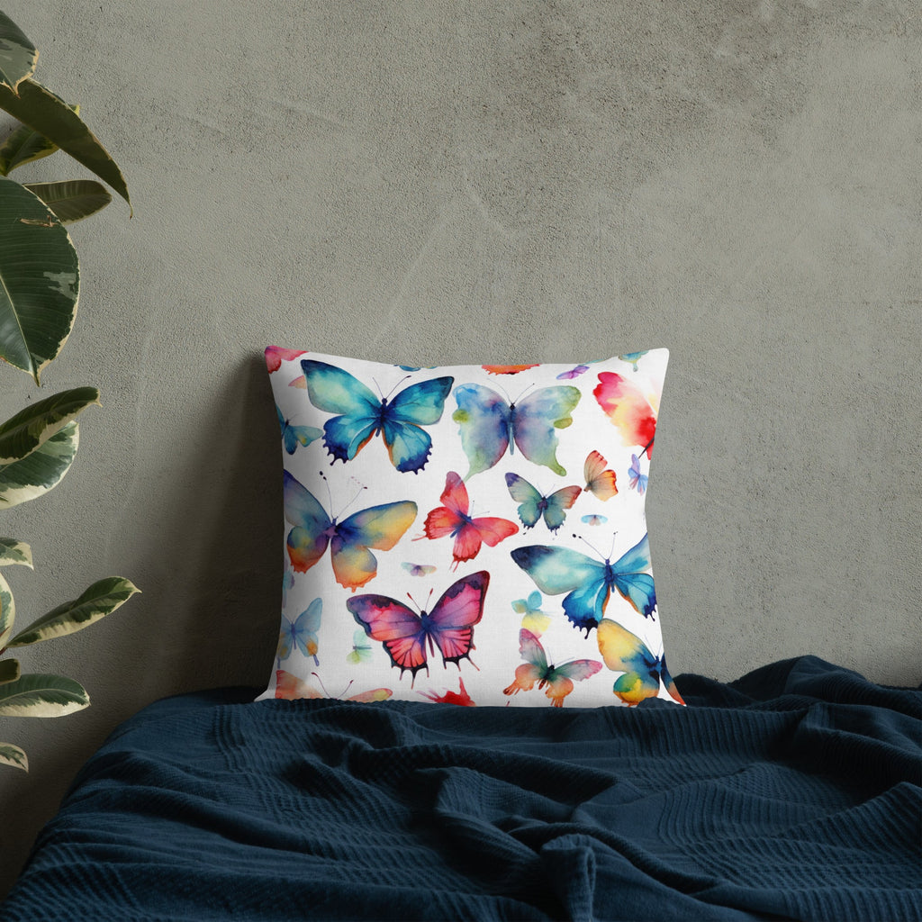 Butterfly Lover's Decorative Yet Comfortable Premium Pillow