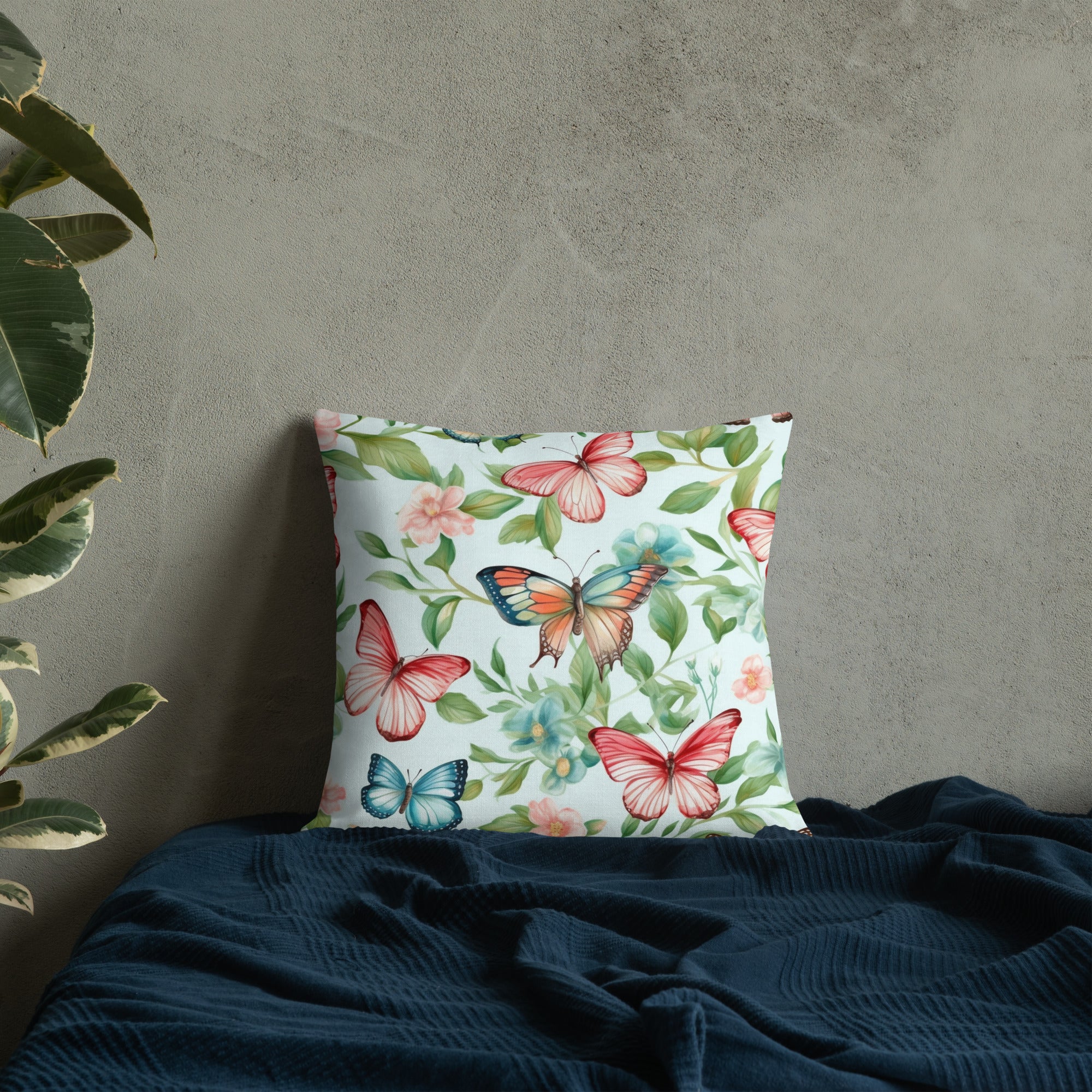Butterfly Lover's Decorative Yet Comfortable Premium Pillow