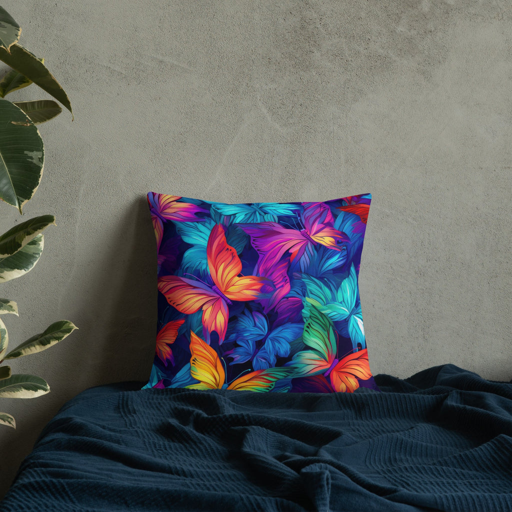 Butterfly Lover's Decorative Yet Comfortable Premium Pillow