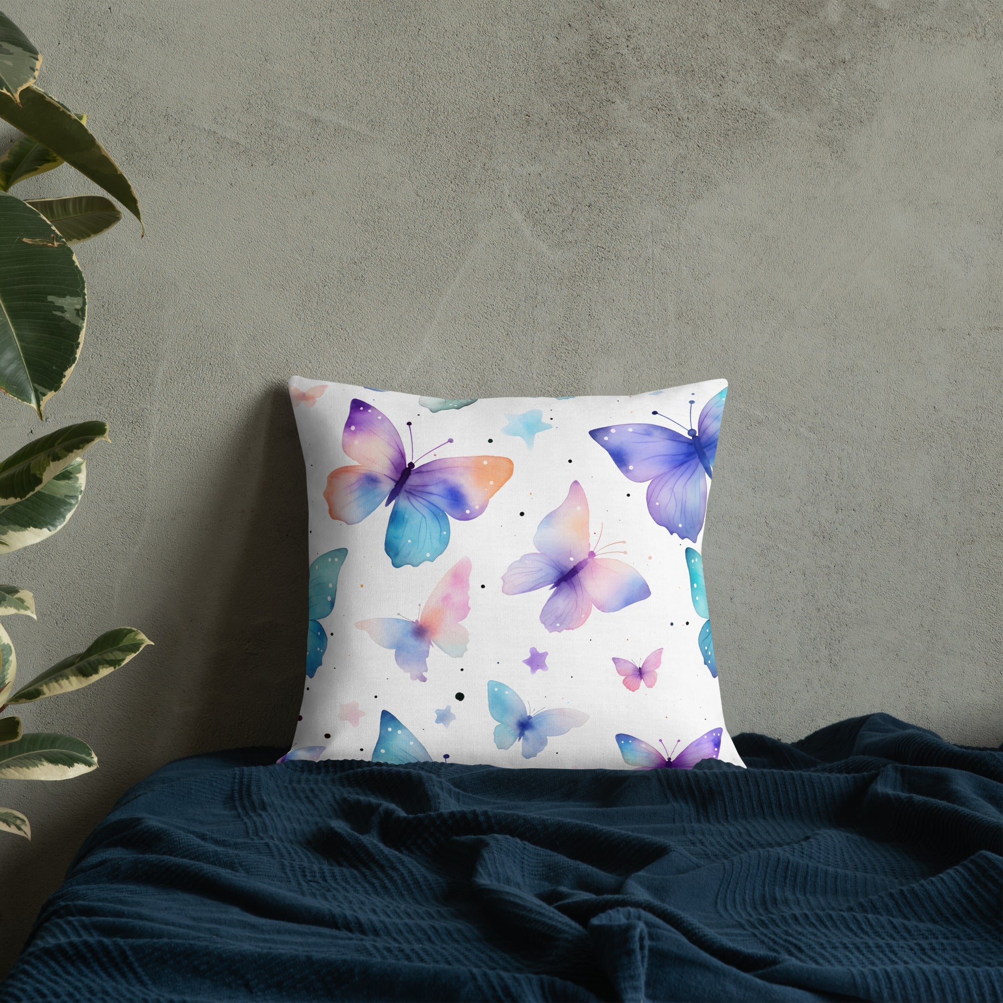 Butterfly Lover's Decorative Yet Comfortable Premium Pillow