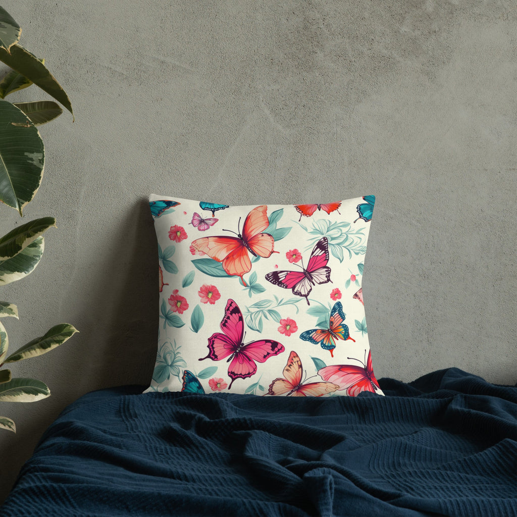 Butterfly Lover's Decorative Yet Comfortable Premium Pillow
