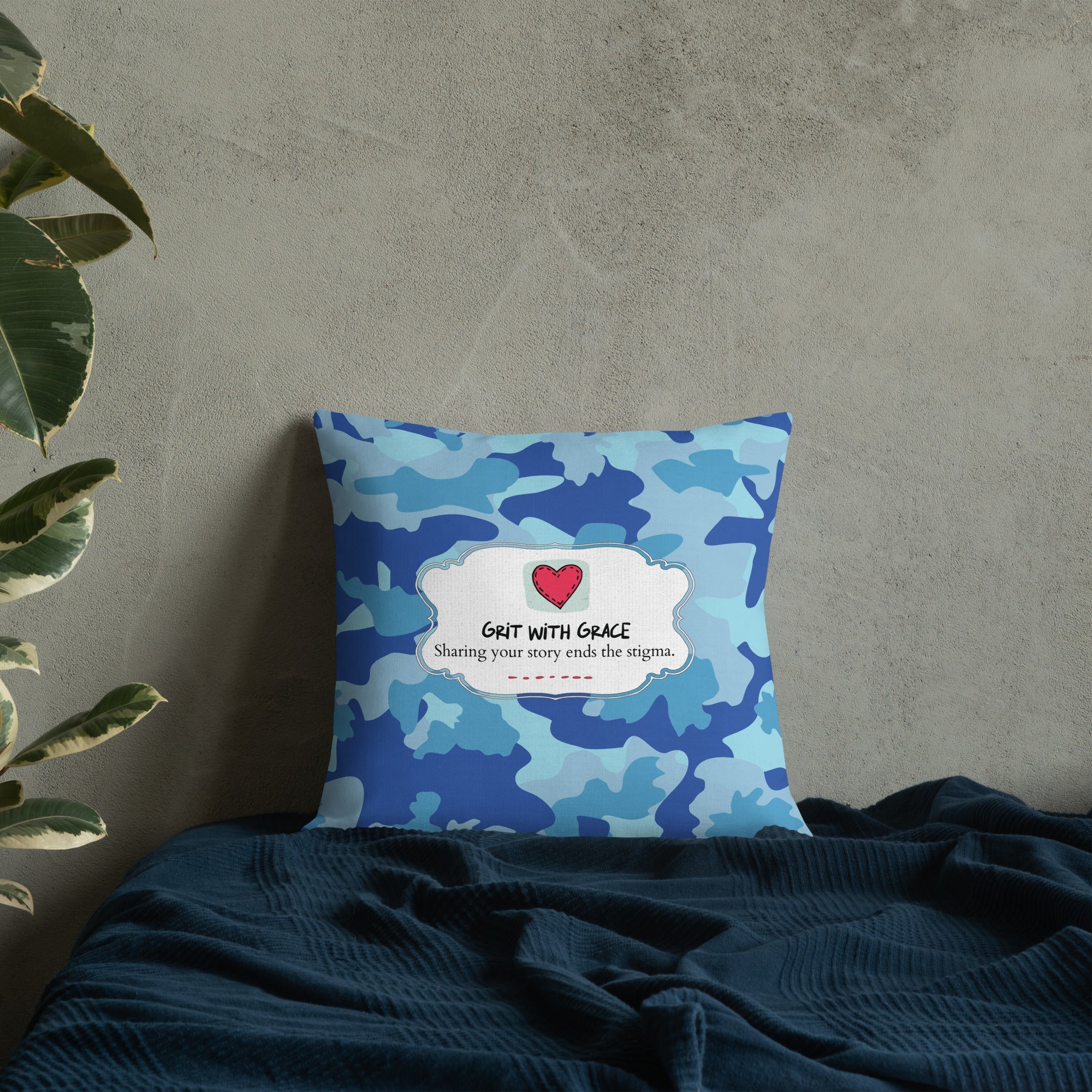 Army Enthusiast Camouflage Premium Throw Pillow