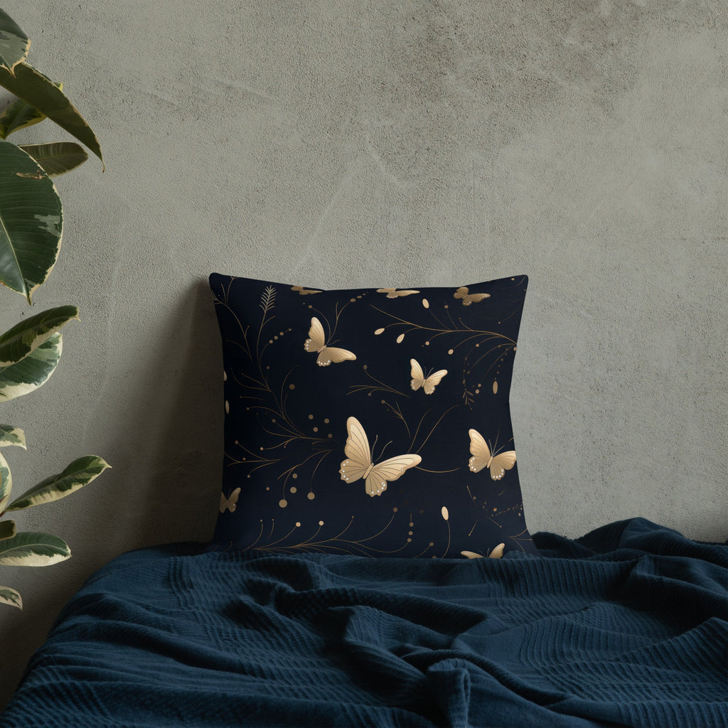 Butterfly Lover's Decorative Yet Comfortable Premium Pillow