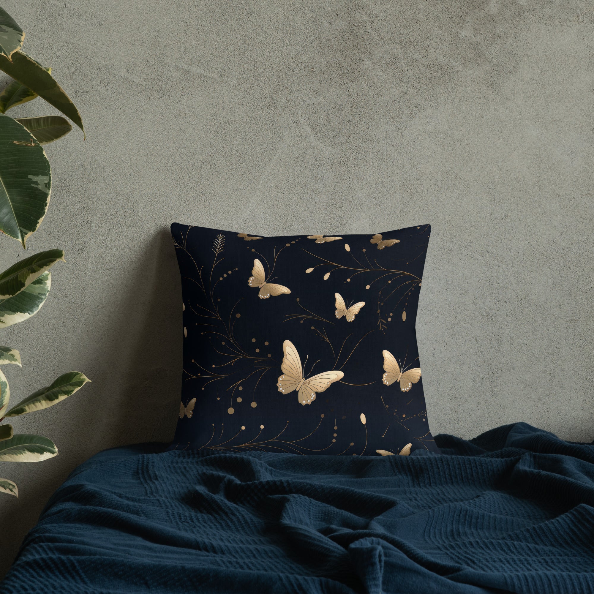 Butterfly Lover's Decorative Yet Comfortable Premium Pillow