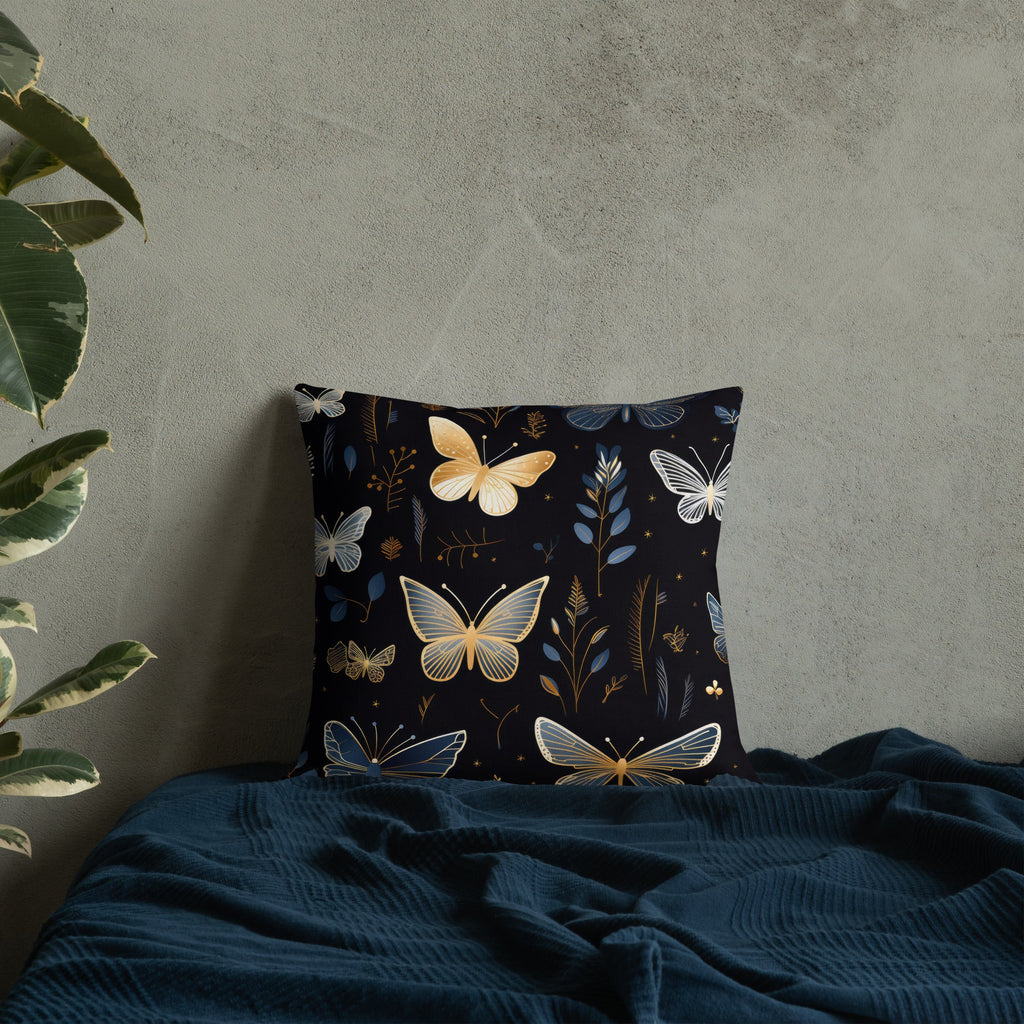 Butterfly Lover's Decorative Yet Comfortable Premium Pillow