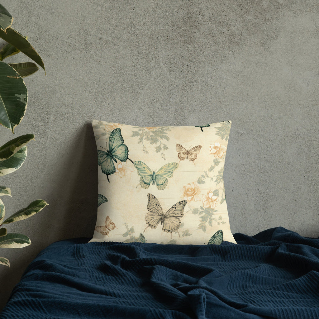 Butterfly Lover's Decorative Yet Comfortable Premium Pillow