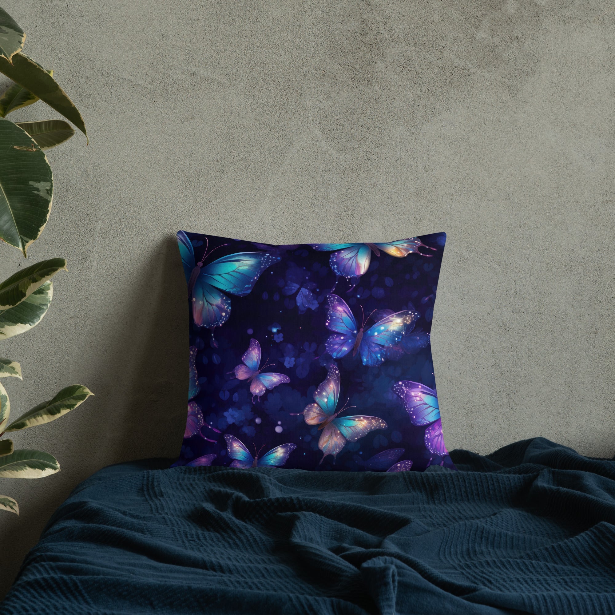 Butterfly Lover's Decorative Yet Comfortable Premium Pillow