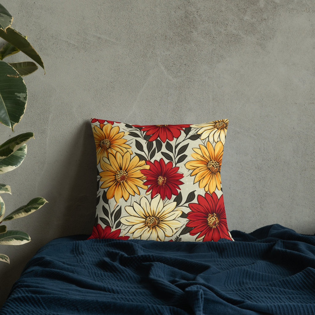 Floral Lover's Botanical Throw Pillow