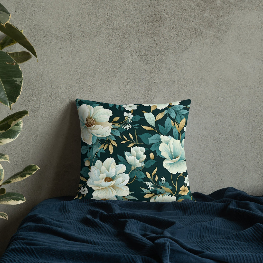 Floral Lover's Botanical Throw Pillow