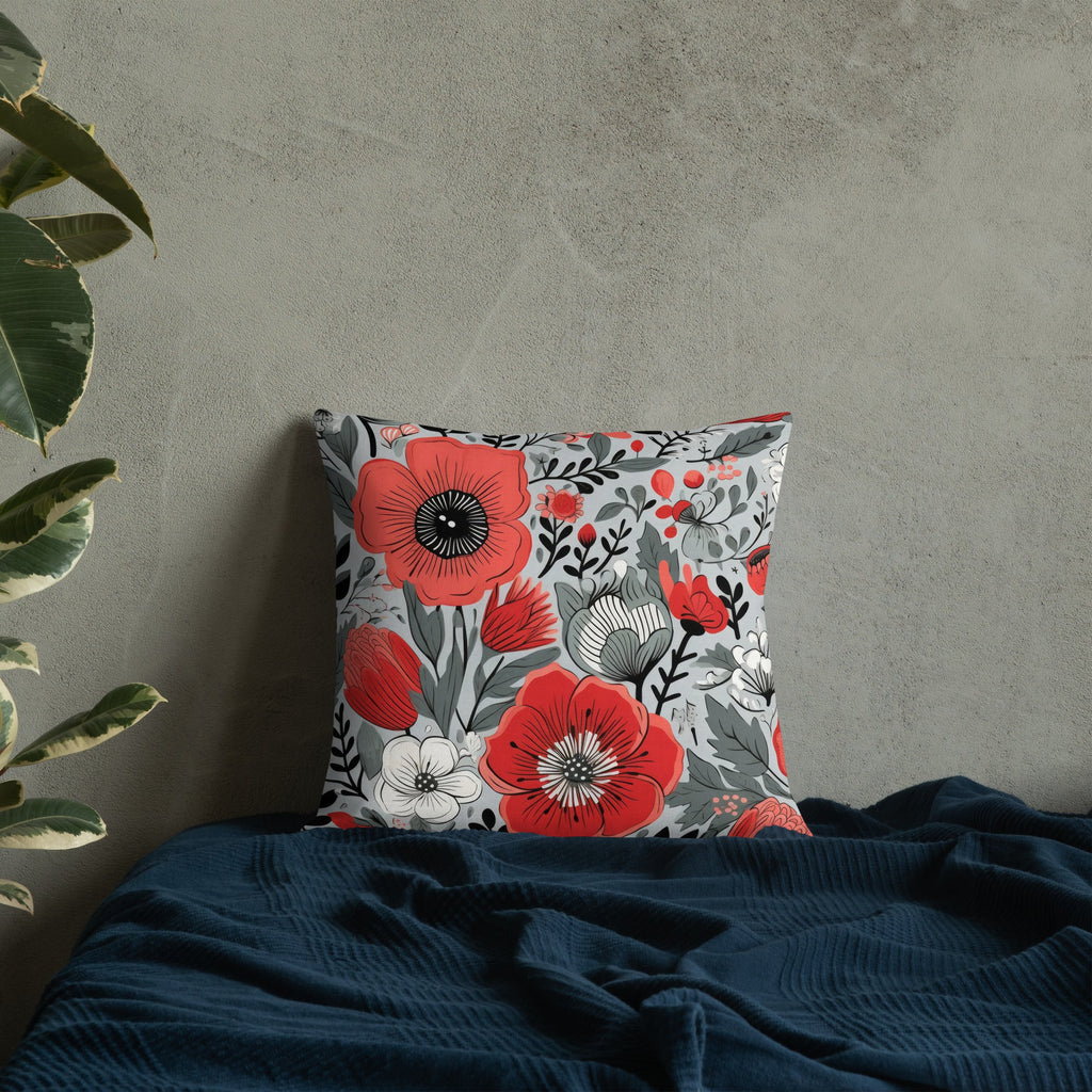 Floral Lover's Botanical Throw Pillow