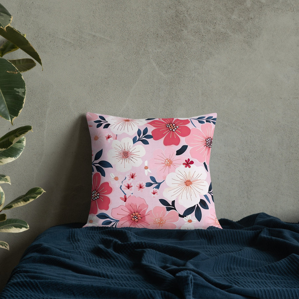 Floral Lover's Botanical Throw Pillow