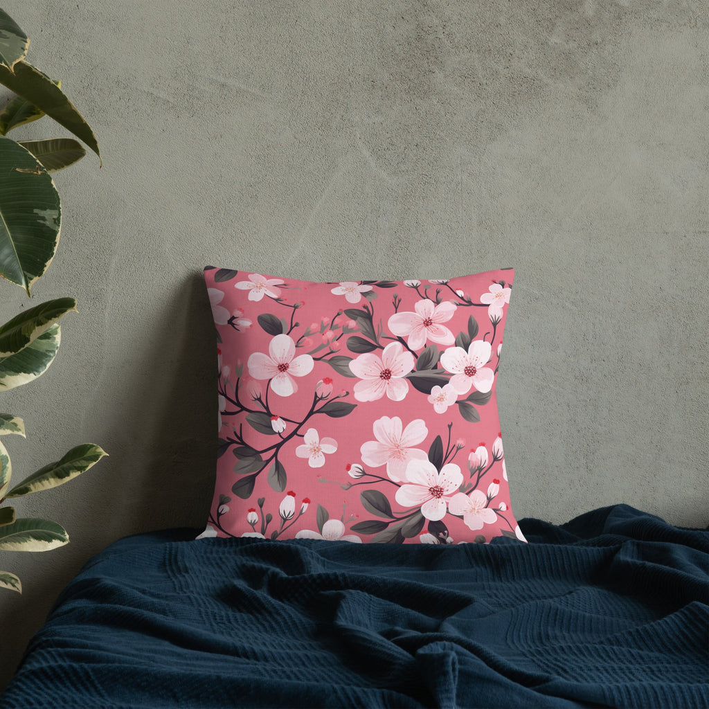 Floral Lover's Botanical Throw Pillow