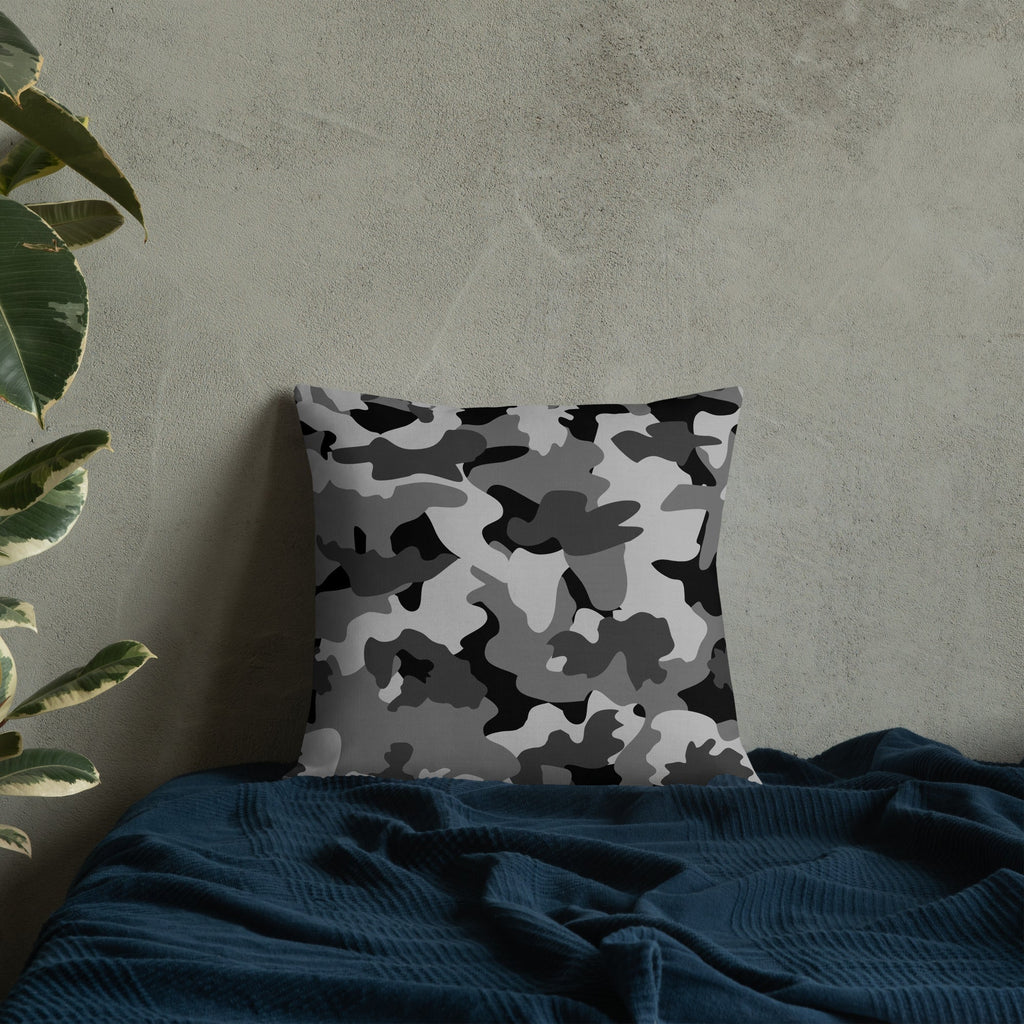 Army Enthusiast Camouflage Premium Throw Pillow