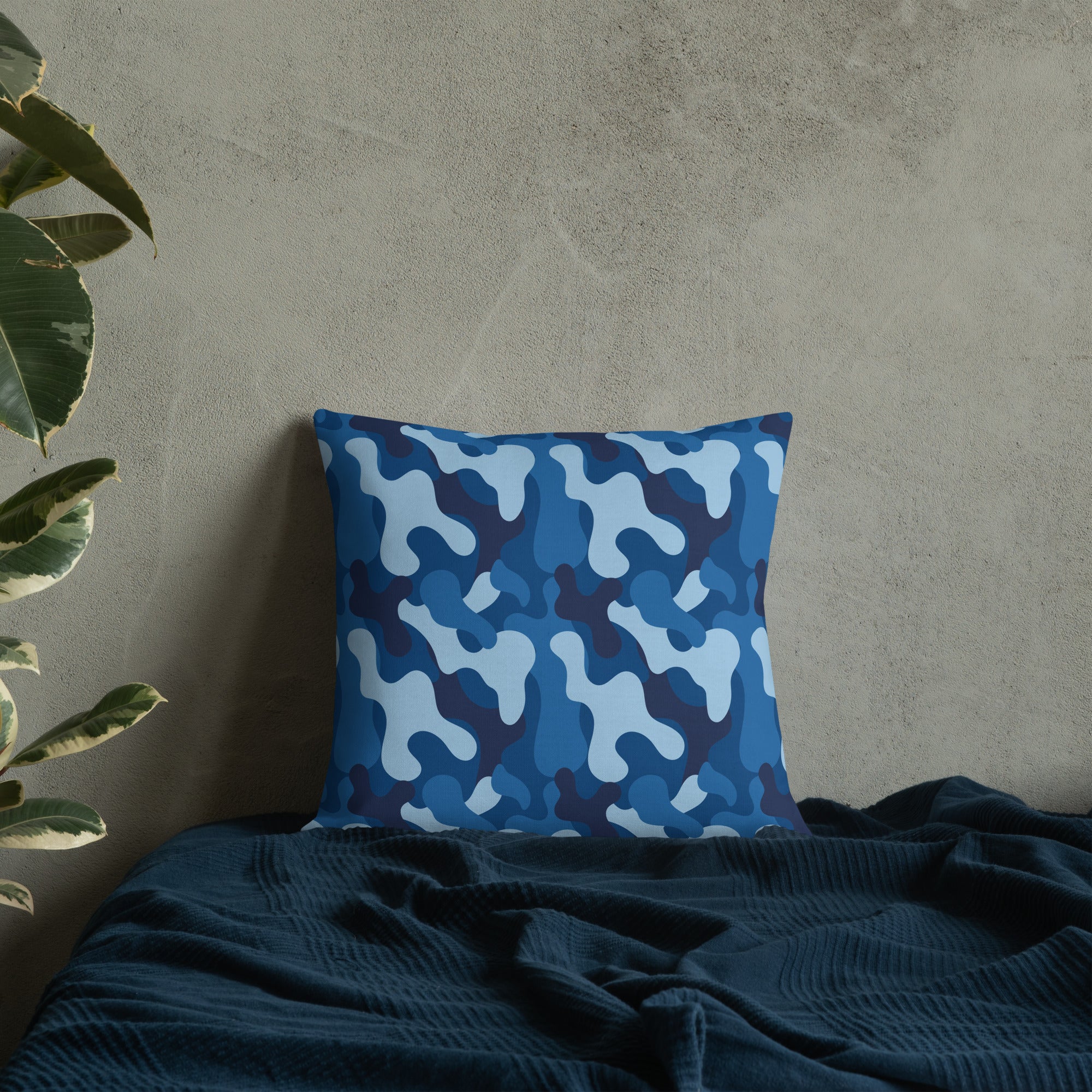 Army Enthusiast Camouflage Premium Throw Pillow