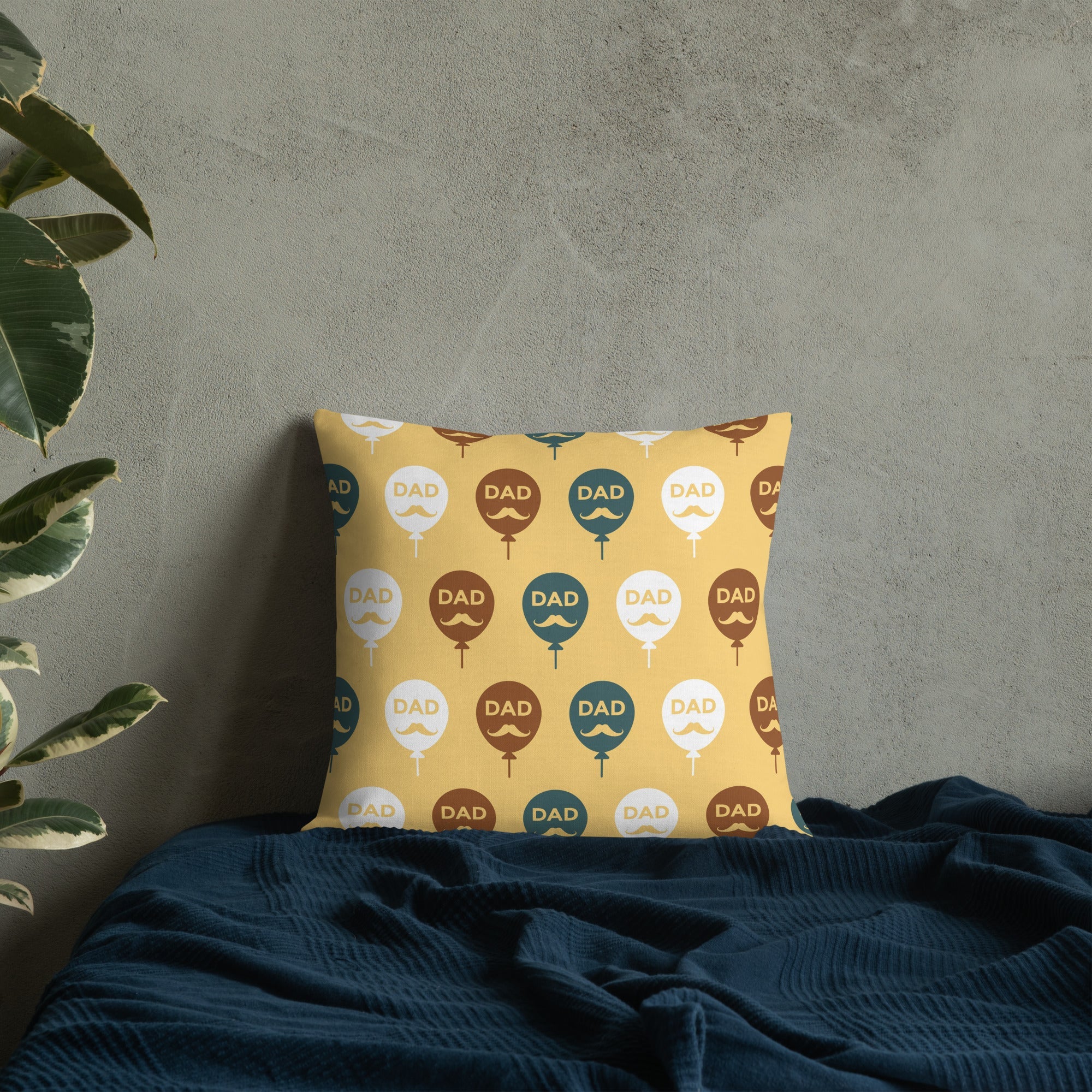 Cool Dad's Fashionably Decorative Throw Pillow