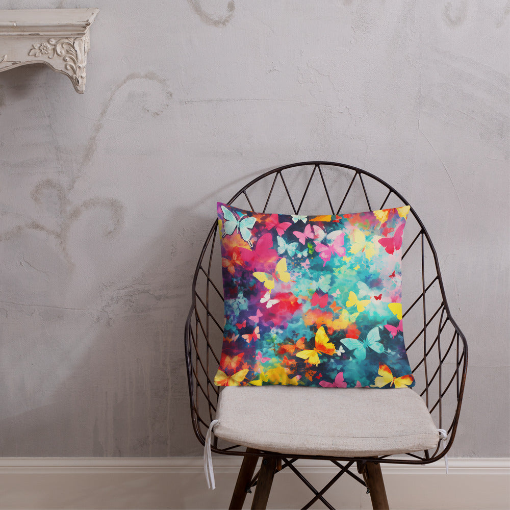 Butterfly Lover's Decorative Yet Comfortable Premium Pillow