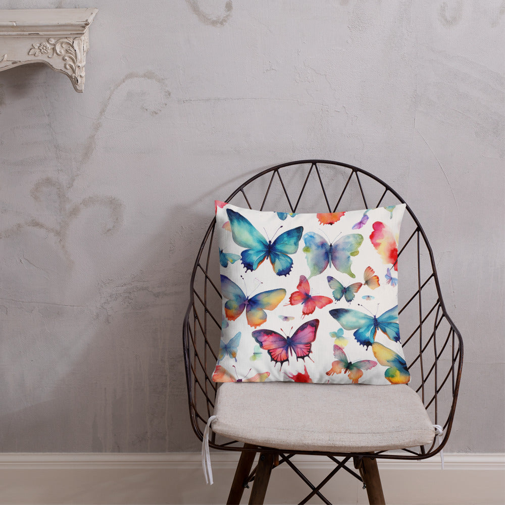 Butterfly Lover's Decorative Yet Comfortable Premium Pillow