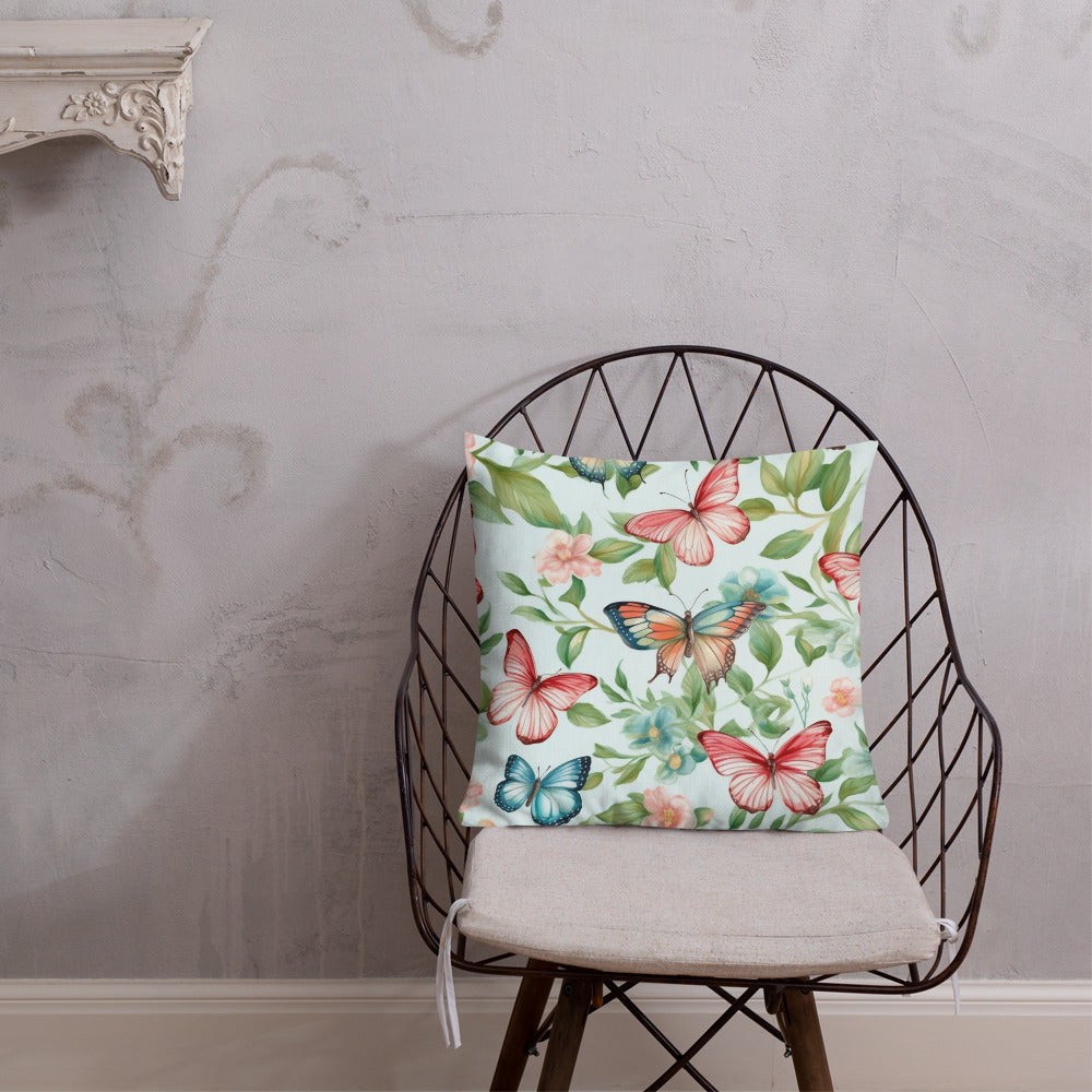 Butterfly Lover's Decorative Yet Comfortable Premium Pillow