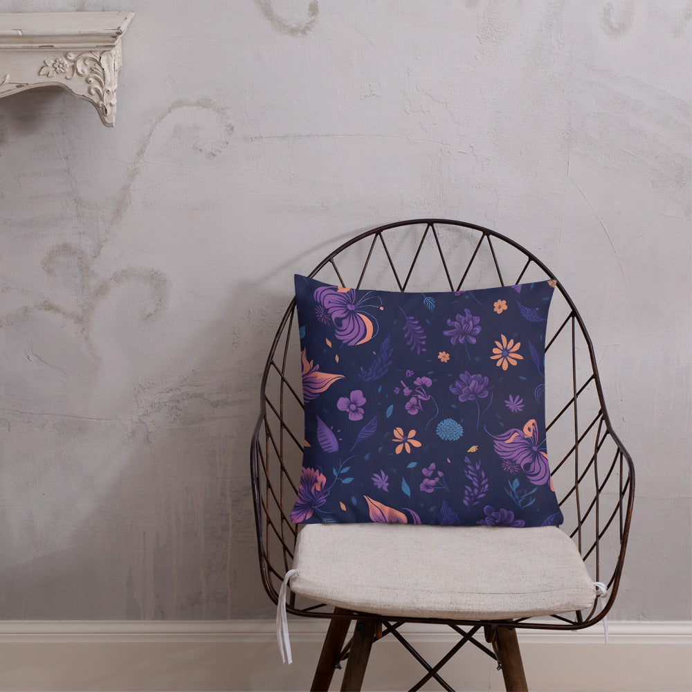 Butterfly Lover's Decorative Yet Comfortable Premium Pillow