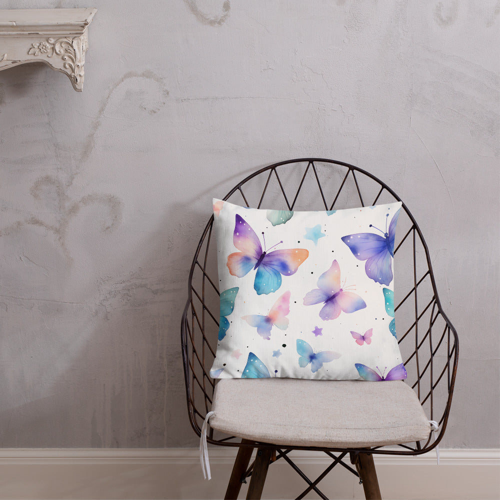 Butterfly Lover's Decorative Yet Comfortable Premium Pillow