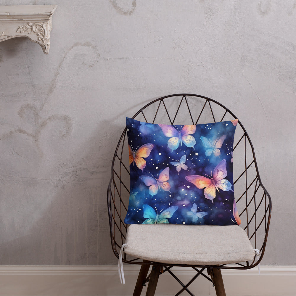 Butterfly Lover's Decorative Yet Comfortable Premium Pillow