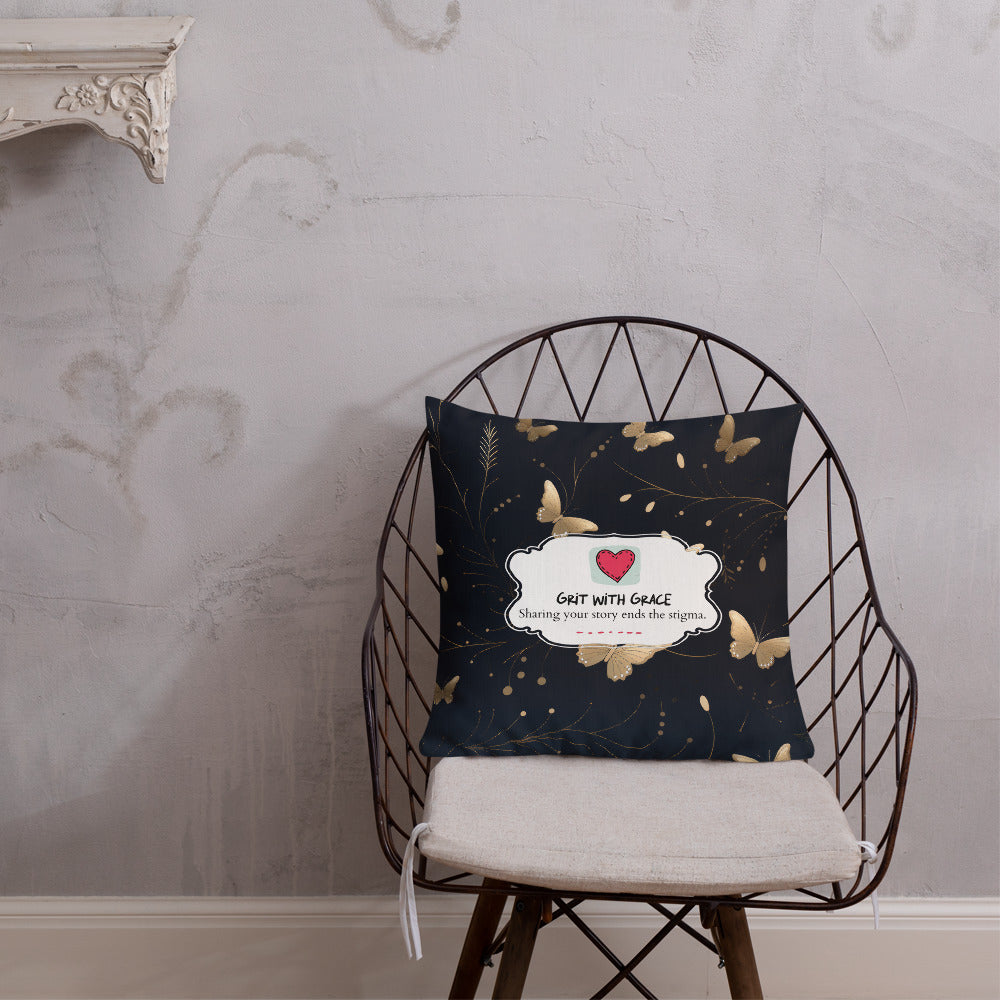 Butterfly Lover's Decorative Yet Comfortable Premium Pillow