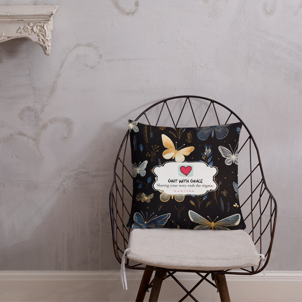 Butterfly Lover's Decorative Yet Comfortable Premium Pillow
